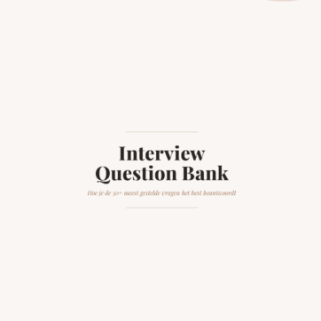 1 op 1 coaching Sessie – Interview Success
