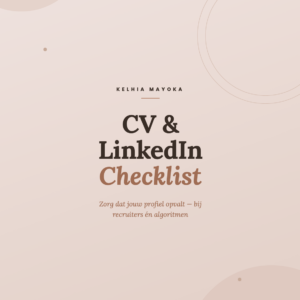 Cover van de guide CV & Linkedin Checklist
