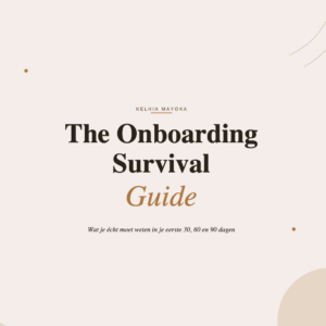 The onboarding survival Guide